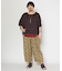 【チャイハネ】ナドリ刺繍入りMEN'Sトップス＆インナータンク付き2点セット