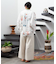【チャイハネ】ラジャラン刺繍メンズシャツ