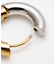 【チャイハネ】ツートンワイドフープピアス