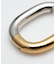 【チャイハネ】ツートンオーバルフープピアス