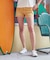 【カヒコ】ウォッシュデニムショートパンツ【SURF&Palms】