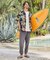 【カヒコ】ベイカーメンズパンツ【SURF&Palms】