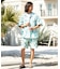 【カヒコ】アイナロアメンズシャツ【SURF&Palms】