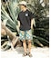 【カヒコ】【UVカット加工】アラホウメンズＴシャツ【SURF&Palms】