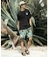 【カヒコ】マークメンズハーフパンツ【SURF&Palms】