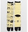 【カヤ】猫ノお顔足袋型くつ下（25-28ｃｍ）