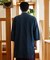 【カヤ】書生バンドカラーロングシャツ