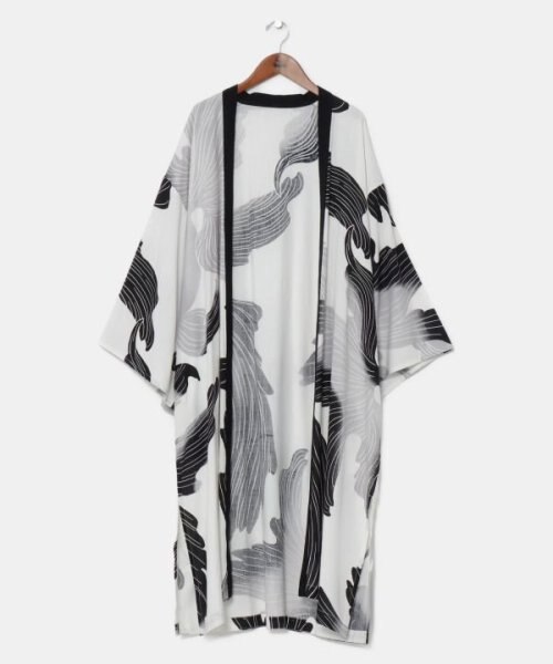 【カヤ】【ＵＶカット加工】たゆたう金魚長羽織　浴衣にも　タグ付新品 カヤ】【UVカット加工】たゆたう金魚長羽織｜カヤの通販