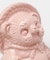 【カヤ】おすわり信楽タヌキ　桃