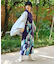 【カヤ】水芭蕉羽織付きワンピース