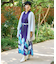【カヤ】水芭蕉羽織付きワンピース