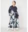 【カヤ】水芭蕉羽織付きワンピース