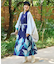 【カヤ】水芭蕉羽織付きワンピース