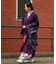 【カヤ】紋色ニット羽織