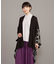 【カヤ】紋色ニット羽織