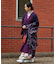 【カヤ】紋色ニット羽織