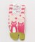 【カヤ】桜ネコ足袋（23-25ｃｍ）