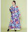 【カヤ】花時銘仙ワンピース