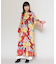 【カヤ】花時銘仙ワンピース