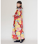 【カヤ】花時銘仙ワンピース