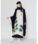 【カヤ】【ＵＶカット加工】鬼灯羽織付きワンピース