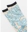 【カヤ】花装い浅葱 足袋型くつ下（25-28ｃｍ）