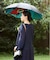 【カヤ】【遮光率90%以上】天井絵日傘（晴雨兼用）