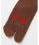 【カヤ】福猫茶足袋（23-25ｃｍ）