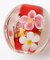 【カヤ】とんぼ玉金銀箔梅　2cm