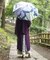 【カヤ】【遮光率90%以上】一輪日傘（晴雨兼用）