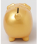 【カヤ】金の豚の貯金箱 大