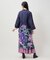【カヤ】花々羽織付きワンピース