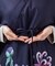 【カヤ】花々羽織付きワンピース