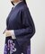 【カヤ】花々羽織付きワンピース