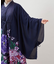 【カヤ】花々羽織付きワンピース