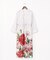 【カヤ】花々羽織付きワンピース