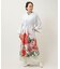 【カヤ】花々羽織付きワンピース