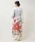 【カヤ】花々羽織付きワンピース