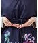 【カヤ】花々羽織付きワンピース