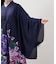 【カヤ】花々羽織付きワンピース