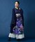 【カヤ】花々羽織付きワンピース