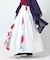 【カヤ】花便り八掛スカート