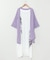 【カヤ】【ＵＶカット加工】紫藤 羽織付きワンピース