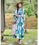 【カヤ】【UVカット加工】容花（かおばな）着物風羽織