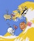 【カヤ】浮世絵ラバーキーホルダー