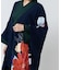 【カヤ】【ＵＶカット加工】花綴り羽織