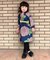 【カヤ】【子供用】小花ワンピース　100cm