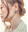【欧州航路】【Fromドイツ】オーバルフラワピアス