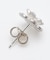 【欧州航路】銀細工マルタフィグリー ダブルフラワーピアス