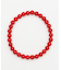【岩座】レッドコーラルブレスレット　【６ｍｍ】